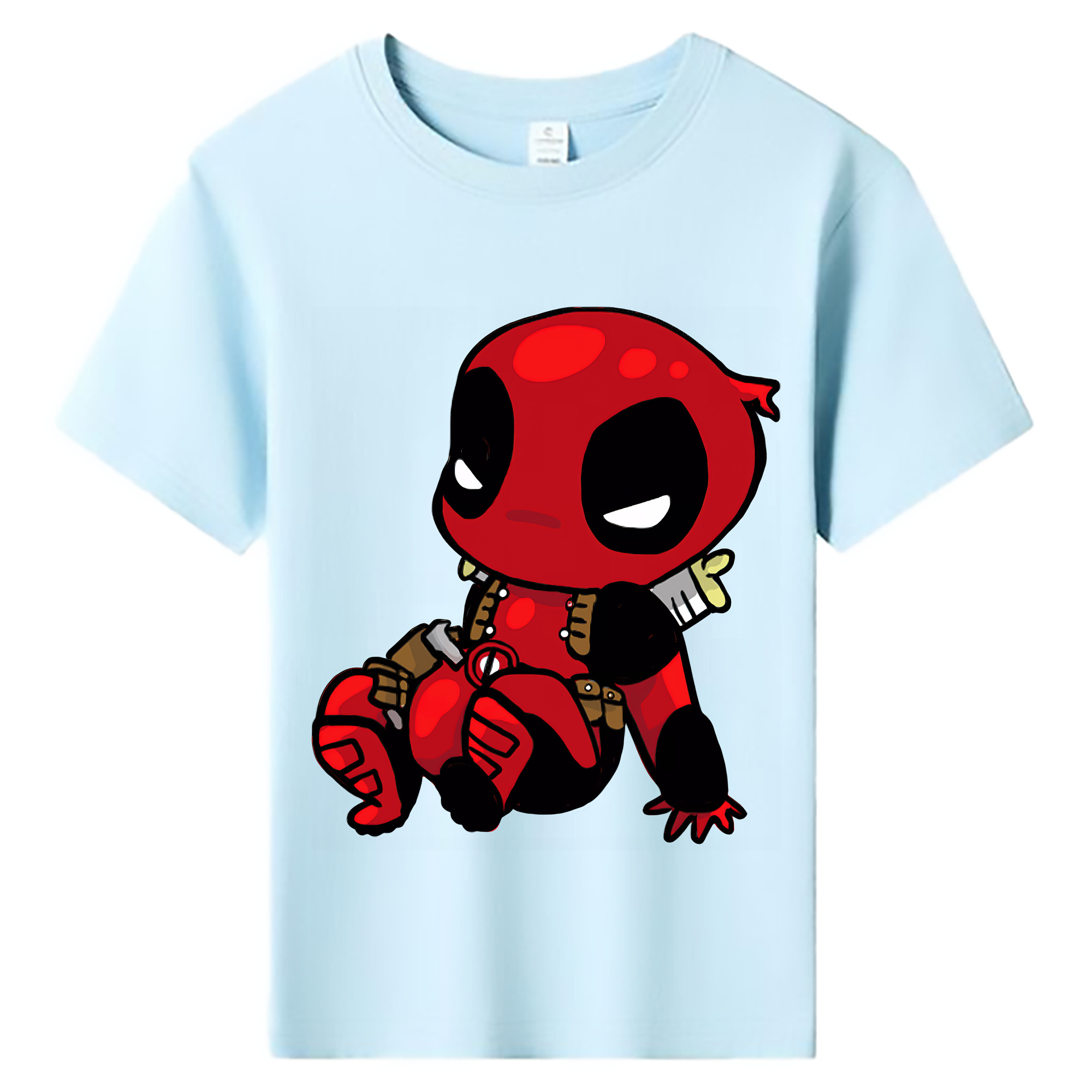 （画像用） Deadpool デッドプール 綿100％キッズTシャツ（フロントプリント）